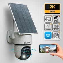 Cámara de Seguridad Solar Gadnic Lente Dual IP65 Full HD Visión Nocturna 