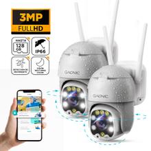 Camaras De Seguridad Gadnic DM300W x2 IP WIFI Para Exteriores 1080P Visión Nocturna