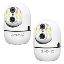 Kit X2 Cámara de Seguridad Gadnic con Lente Dual