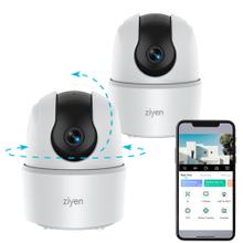 Kit De Dos Cámaras De Seguridad Interior Ziyen Wifi Vision Nocturna 2mp