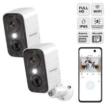 Kit Camara Seguridad Gadnic Wifi Interior Exterior Full HD 1296P Vision Nocturna Audio Bidireccional App AJ Cloud IP65
