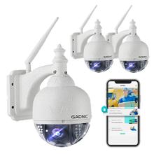 Kit x3 Cámaras De Seguridad Gadnic Domo Motorizado IP WiFi Full HD Visión Nocturna