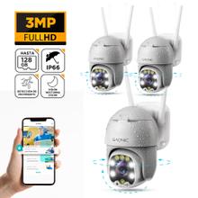 Camaras De Seguridad Gadnic DM300W x3 IP WIFI Para Exteriores 1080P Visión Nocturna