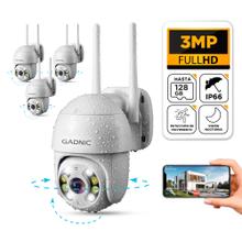 Kit x4 Cámaras De Seguridad Gadnic SX39 IP66 360° Visión Nocturna Full HD