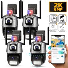 Kit De 4 Cámaras De Seguridad Dual Gadnic Con Sirena