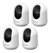 Kit x4 Cámara de Seguridad Gadnic IP Motorizada 3MP Full HD Visión Nocturna