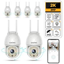 Kit x6 Cámaras de Seguridad Gadnic DM200W-Pro Exterior Domo Full HD Visión Nocturna Color 36 Leds