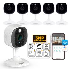 Kit x8 Cámaras De Seguridad WiFi Gadnic Mini-G 2K Exterior Interior Audio Bidireccional 3MP Visión Nocturna IP65