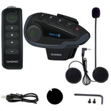 Intercomunicador Moto Gadnic G-800 Manos Libres Bluetooth 1200mts Hasta 120kmh