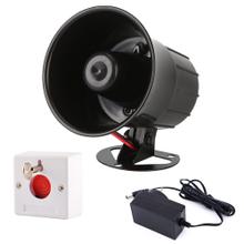Alarma Sirena Boton De Panico Gadnic De Interior