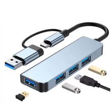 Adaptador USB-c 4 Puertos USB 30 Gadnic SYUE7 Multidispositivos