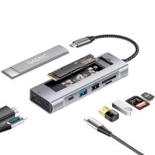 Adaptador HUB 8 en 1 Funcion De Alacenamiento En Disco Type C USB Macbook Notebook PC
