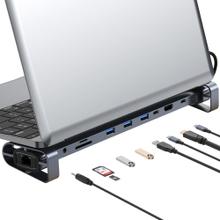 Hub USB C Gadnic ConnectPro10X  Adaptador 10 en 1 HDMI 4K