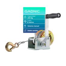 Malacate Manual Gadnic APM600LB 600 LBS Con Cable De 8 Metros Portatil Outlet