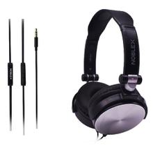  Auriculares Noblex Vincha Con Micrófono Hp107bsp Manos Libres Plateado