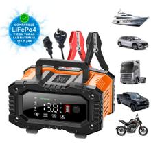 Cargador Inteligente De Batería De Autos y Motos Gadnic CBAT-Armor 12V 24V Mantenedor Portátil Apto Gel Acido LiFePo4