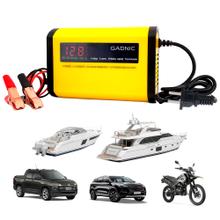Cargador y Mantenedor De Baterías Auto Moto Lancha Gadnic CBAT-Easy Con Pantalla LED 12 V