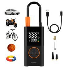 Compresor De Aire Portátil Gadnic Para Inflador De Neumáticos 50W Pantalla Dual LCD 150 PSI 17 Lmin