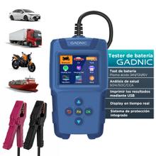 Tester de Arranque Analizador de Batería VETRA  By Gadnic 24V 12V 6V Diagnóstico Completo