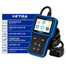 Escaner Automotriz Vetra by Gadnic OBD2 V302 12V 
