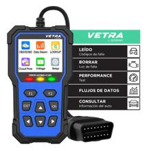 Scanner Batería OBD2 VETRA By Gadnic  Diagnóstico Motor  Multilenguaje