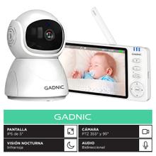 Baby Call Monitor De Bebé Gadnic Con Pantalla IPS De 5 Pulgadas Visión Nocturna 