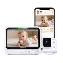 Baby Call Monitor De Bebé Gadnic Pantalla IPS 7 Pulgadas Cámara PTZ 1080P Con App Visión Nocturna