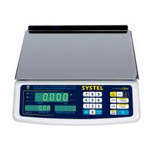 Balanza Comercial Systel Clipse Bateria 31kg Bandeja Acero Inox 200 Articulos