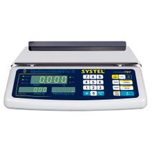 Balanza Comercial Systel Clipse Bateria 5kg Bandeja Acero Inox 200 Articulos