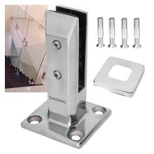 Mini Poste Gadnic Acero Inoxidable Para Barandas De Vidrio Balcones Piletas Escaleras 