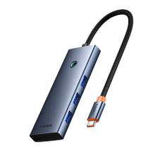 Hub Adaptador 7 en 1 Baseus UltraJoy Tipo-C HDMI 4k@60Hz  3Usb30 PD SDTD Mac 