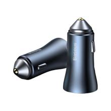 Cargador de Auto Baseus Golden Contactor Pro Dual USB-C 40W Chip Protección 