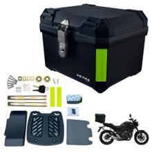 Baúl Trasero para Moto Vetra By Gadnic 45L Plástico Impermeable  con Cierre Llave 