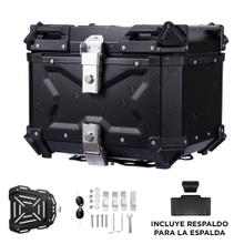 Baúl Para Motos Vetra by Gadnic 45 Litros Impermeable Con Respaldo