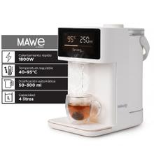 Dispensador De Agua Caliente Electrico Mawe By Gadnic 4L Potencia 1800W Display Digital Temperatura Regulable 40 A 95°C Dosificacion 50 A 300 Ml Acero Inoxidable 304