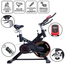 Bicicleta Spinning Gadnic Spin5000 Indoor Disco de Inercia 18KG
