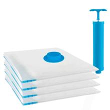  Kit Bolsas Al Vacio x4 Gadnic Para Guardar Ropa 50 x 70 cm