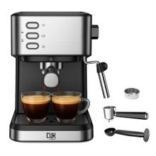 Cafetera Espresso CUK by Gadnic 20 Bar Espumador de Leche 1050W 15L Filtro de Acero Inoxidable