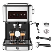 Cafetera Express Gadnic Cm3000  20 Bares Panel Táctil Vaporizador Depósito 15L Acero Inoxidable Outlet