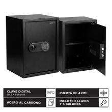 Caja Fuerte Digital Gadnic Acero Al Carbono 15 Kg Clave De 3 A 8 Dígitos Puerta 4 mm 35 X 31 X 50 cm Instalación En Pared O Piso