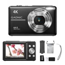 Cámara Digital Gadnic Fotos 64 mp Y Video 4K Portátil 8 Filtros