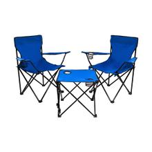 Set Sillas Y Mesa Gadnic Para Camping Plegables 3 Piezas 