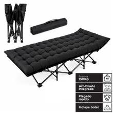 Catre Plegable SouthPort By Gadnic Acolchado Camping Portátil 150kg