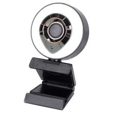 Camara Web Gadnic Full HD 1080P c/ Aro Led Webcam Meet Zoom Usado