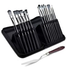 Set x17 Brochas Pinceles Gadnic Arte Pintura 