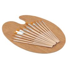 Set de Pinceles Gadnic 12 Brochas con Paleta