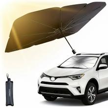 Parasol Tipo Paraguas Gadnic Cobertura Rayos Ultravioleta 78x140 cm Autos Camionetas SUV 