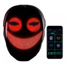 Máscara Led Bt Gadnic Editable Para Adultos Niños 