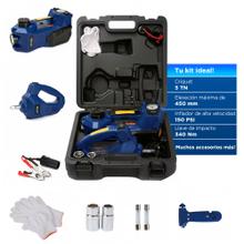 Crique Eléctrico Auto VETRA By Gadnic  5T Automático Multifunción Inflador