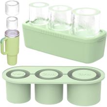 Cubetera de Silicona Gadnic con Bandeja Hielo Cilíndrico